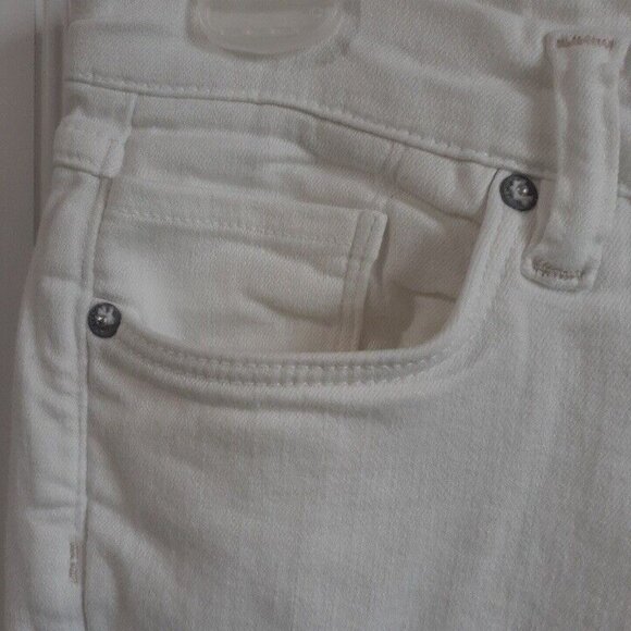 All Saints Jeans Womens‎ Size 31 Grace White Stretchy Skinny Mid Rise Stretch - Picture 3 of 8